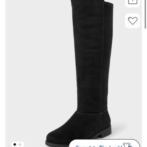 Girls Over The Knee Boots - BLACK | The Children's Place