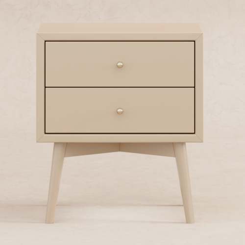 Babyletto Palma Assembled Nightstand TAUPE