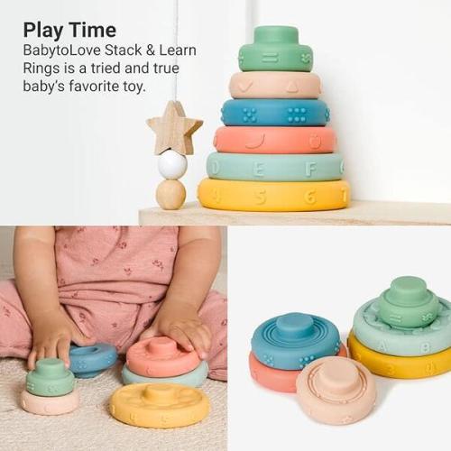 Stack & Learn Rings - Baby to Love | Maisonette