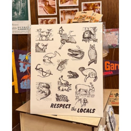 Respect the Locals Print (8x10) - 5801 Print House