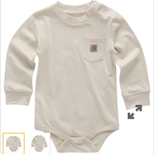 Boys' Long Sleeve Pocket Bodysuit (Baby) | F25 Products | Carhartt