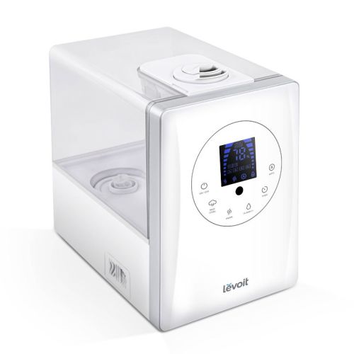 Levoit Aerapy Hybrid Ultrasonic Humidifier: Cool Mist, 6 Settings, 36-Hour Run, 500-800 sq. ft., No Filter, ETL Listed