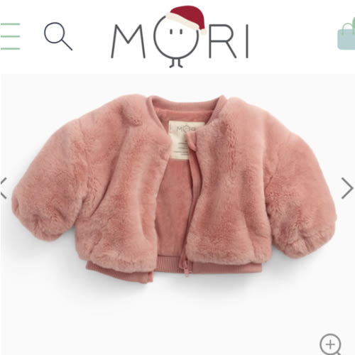 Faux Fur Bomber Jacket Pink / 0 - 3 M
