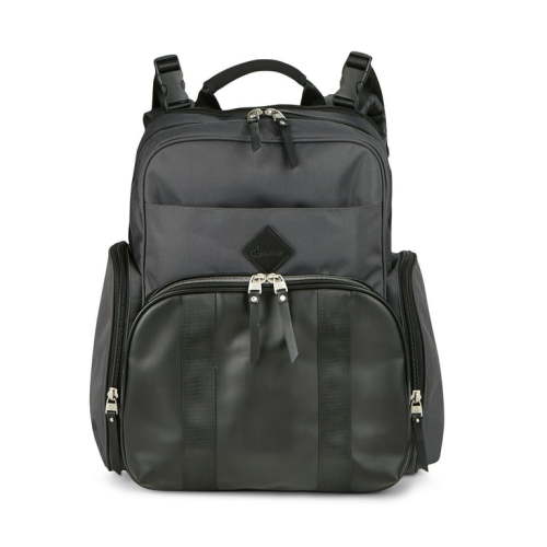 Ergobaby Anywhere I Go Adjustable Backpack Diaper Bag with Changing Pad, Black