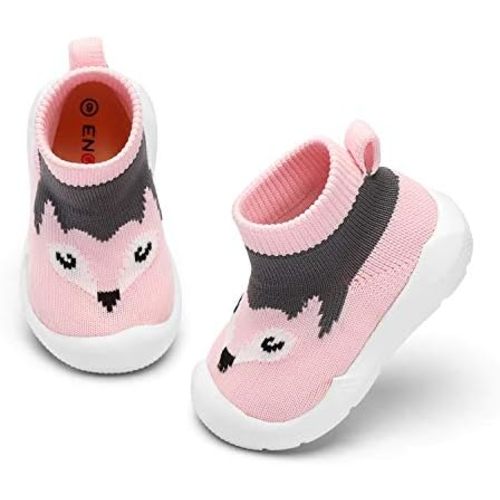 Engtoy Baby Shoes Baby Sock Shoes Baby Walking Shoes Infant Non-Slip Breathable Slippers with Soft Rubber Sole Baby Boys Girls Slip On Sneakers
