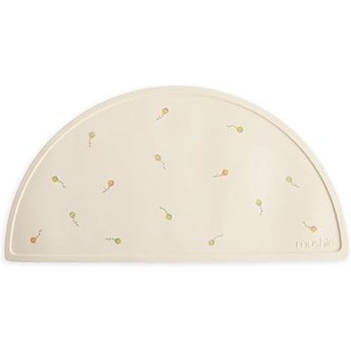 mushie Silicone Placemat for Kids | BPA-Free Non-Slip Design (Kites)