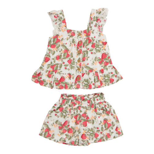 Infant Girls 2pc Seersucker Strawberry Top And Shorts Set | Kids & Baby | T.J.Maxx
