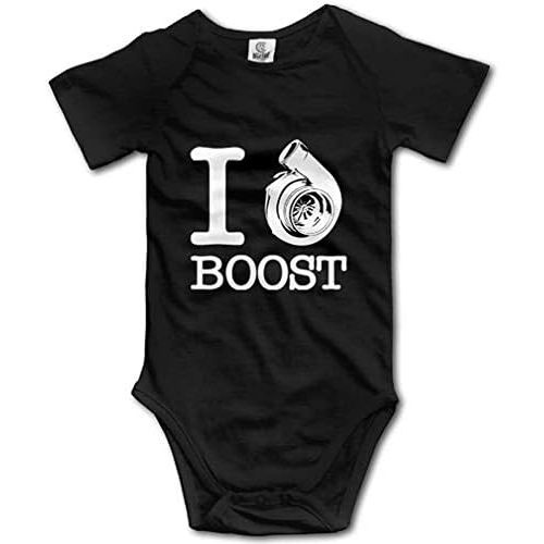 Boost Engine Car Racing - Baby Cartoon Bodysuit Short Sleeve Onesie Rompers