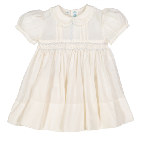 Vintage Smocked Dress For Baby Girl and Toddler I Feltman Brothers