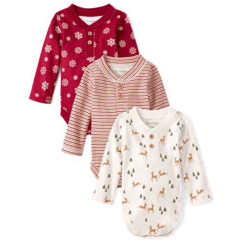 Baby Holiday Bodysuit 3-Pack - Homegrown by Gymboree - Multi