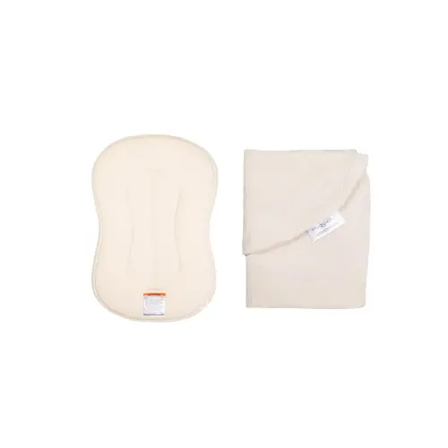 Lounger Curve + Muslin Cover Set | Natural