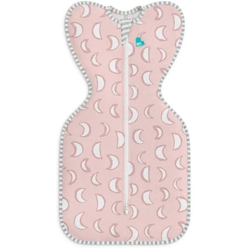 Love to Dream Swaddle UP, Sleep Sack 0-3 months, Self-Soothing, Improves Sleep, Snug Fit Helps Calm Startle Reflex, Baby Essentials must haves Newborn, 1.0 TOG, 8-13 lbs, Eclipse Pink