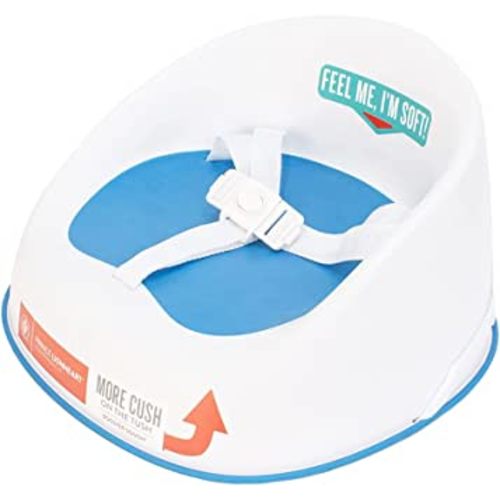 Prince Lionheart Squish Booster Seat, Berry Blue, 3-Point Harness and Dual-Strap System, Easy to Wipe Clean, and Lightweight