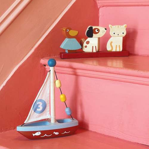 Wooden Sailing Boat – Mentari