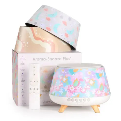 Lively Living Aroma-Snooze Plus Humidifier + Aroma Snooze Organic Oil 15ml | Baby Bunting AU