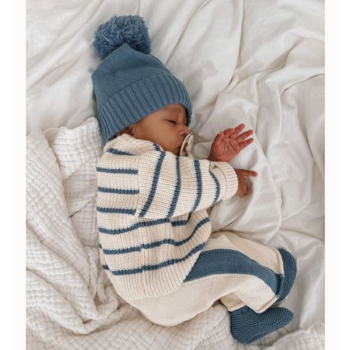 Chunky Knit Striped Sweater