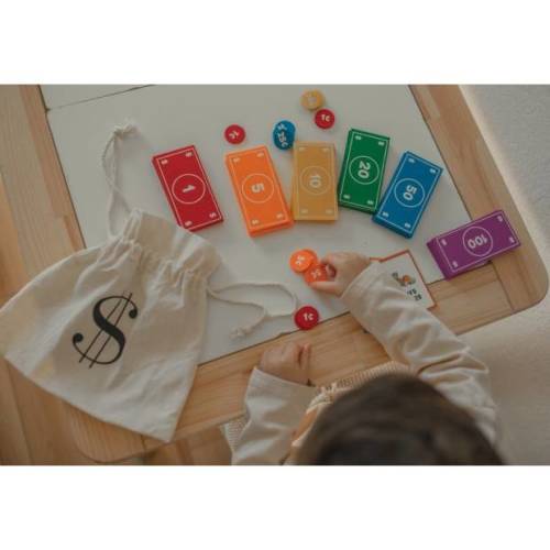 Good Ground Toys Felt Play Money for Toddlers