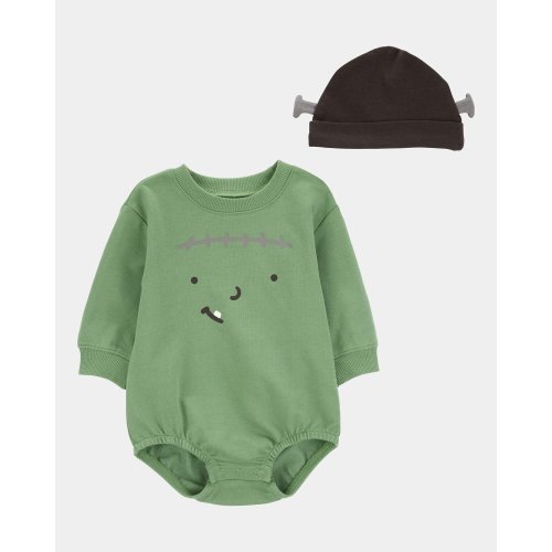 Baby 2-Piece Halloween Frankenstein Outfit Set - Green/Black - Carter's | Carter's