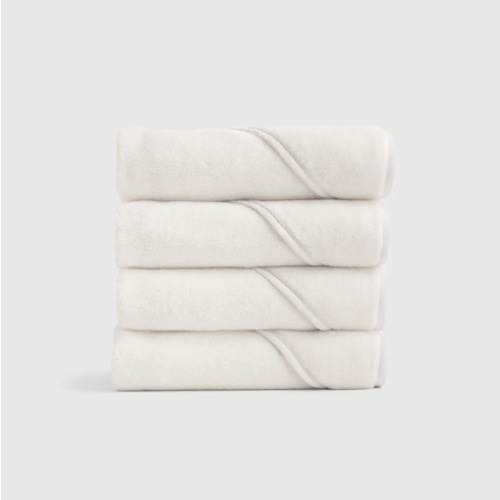 Organic Turkish Cotton Baby Hooded Towel Set 4-Pack