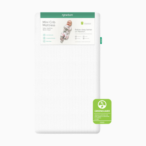 Mini Crib Size Breathable Mattress - White