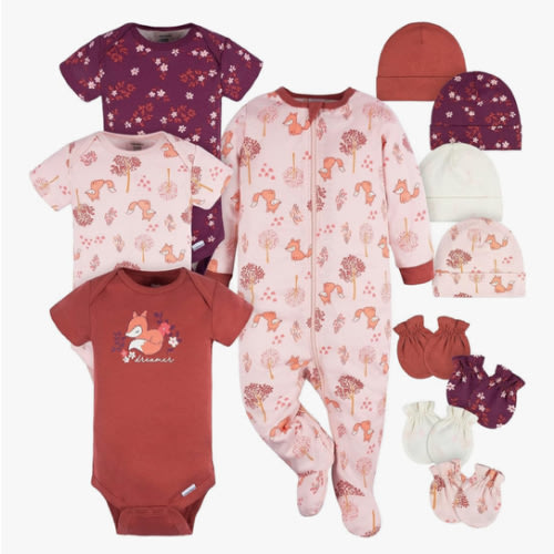 Gerber baby-girls Boys and Girls 12 Piece Layette Gift Set