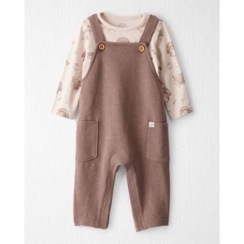 Baby 2-Piece Organic Overall Set in Autumn Grove Print - Little Planet | Carter's