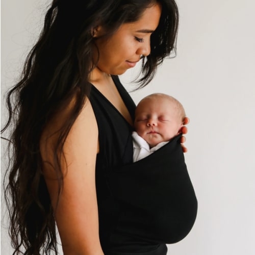 Lalabu Soothe Shirt | Newborn Baby Carrier Shirt for Mom | No-Wrap Baby Wearing Shirt from Makers of The Lalabu Dad Shirt | Skin to Skin Top for Mom and Baby
