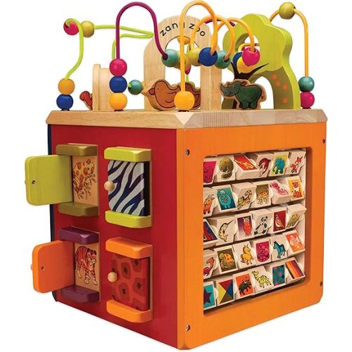 B. Zany Zoo Wooden Activity Cube