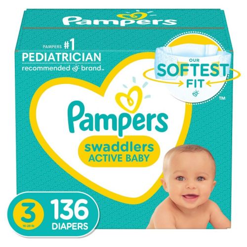 Pampers Swaddlers Disposable Diapers - (Select Size and Count)