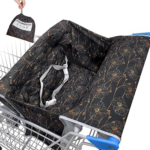 Shopping Cart Cover for Baby Universal Fit Grocery Cart Cover for Baby Girl Shopping Cart Seat Covers Machine Washable