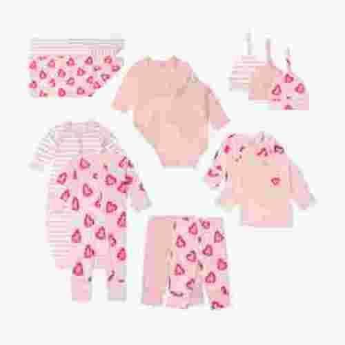 Paris Hilton x Monica + Andy Organic Cotton 13pc Gift Box Set, Sizes Preemie- 0-3 Months