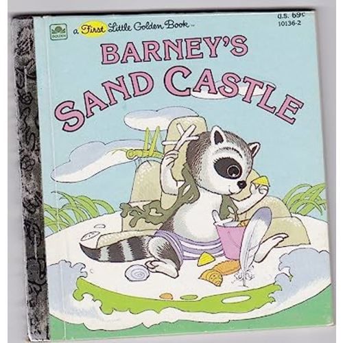 Barney's Sand Castle (First Little Golden Book)