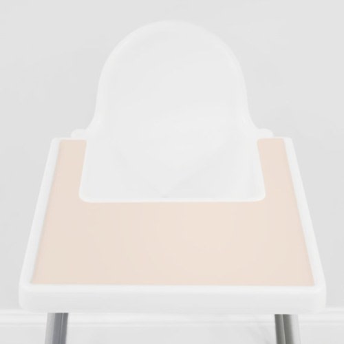 Blushing Beige // IKEA Antilop Highchair Silicone Placemat // High Chair Mat