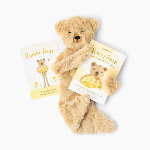 Slumberkins, Inc. Plush Snuggler & Book Bundle - Honey Bear's Gratitude