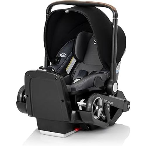 Evenflo Shyft DualRide Infant Car Seat Stroller Combo with Carryall Storage (Boone Gray)