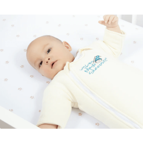 Cream Baby Merlin’s Magic Sleepsuit | Soft 100% Cotton Infant Sleepsuit
