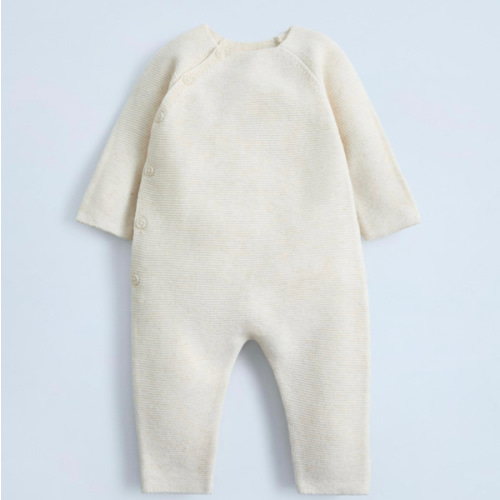 GARTER STITCH JUMPSUIT - Light beige | ZARA United States