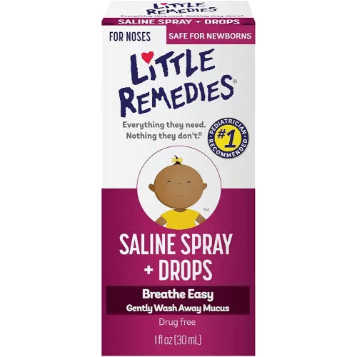 Little Remedies Noses Saline Spray Drops, 1 Fl Oz