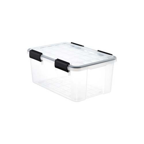 Clear Weathertight Tote 19qt | The Container Store