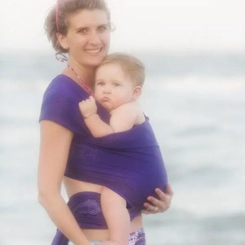 Paradise Plum Water Wrap by Beachfront Baby