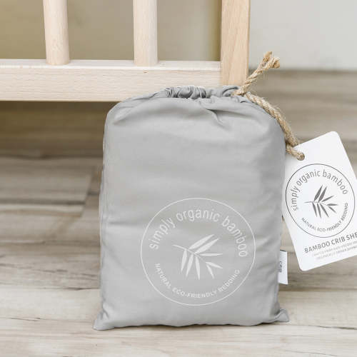 Simply Organic Bamboo Baby Crib Sheets | Soft & Hypoallergenic