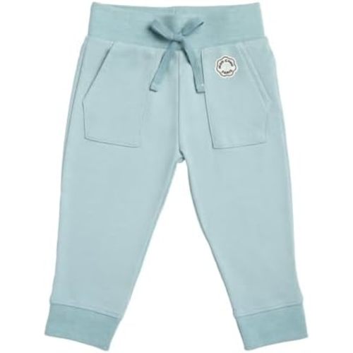 Jogger Pocket Baby Pants, 100% Organic Pima Cotton Pull-On Sweatpants, Security Tracker Pocket, Infant Boy Girl
