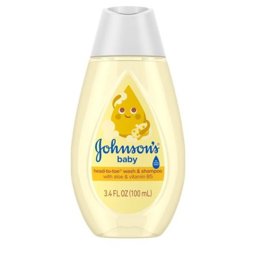Johnson's Head-To-Toe Gentle Baby Body Wash & Shampoo, Travel Size - 3.4 fl oz