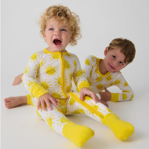Little Sleepies Pajamas for Baby Boys & Girls, Viscose from Bamboo Baby Pajamas, Preemie & Newborn Sleepers, 2-Way Zipper PJs