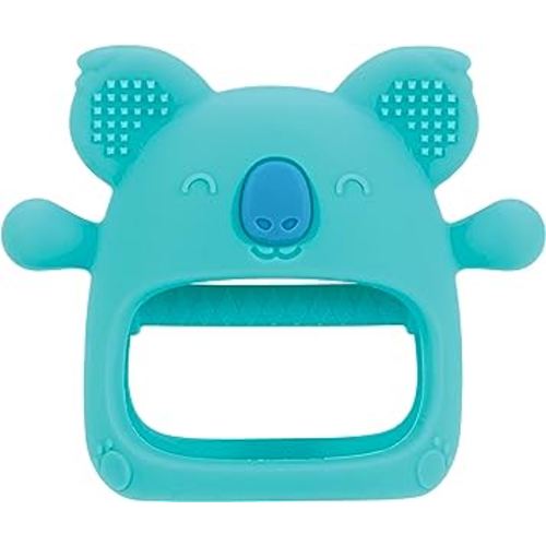 Nuby Silicone Wrist Teething Mitten - Baby Teether Ring - 3+ Months - Koala