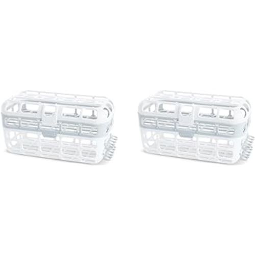 Munchkin® High Capacity Dishwasher Basket, 2 Pack, Grey