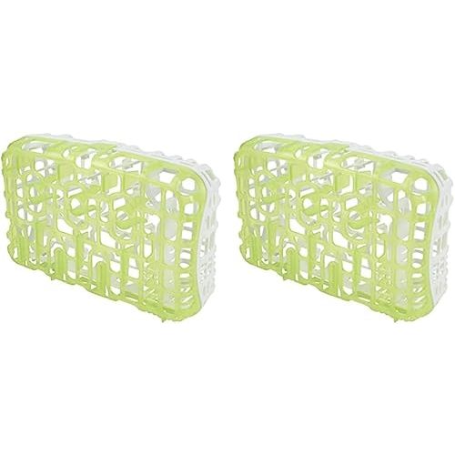 Dr. Brown's Dishwasher Basket for Small Baby Bottle Parts, Pacifiers, and Accessories, Clean, Store and Organize Newborn Essentials, Green, BPA-Free (Pack of 2)