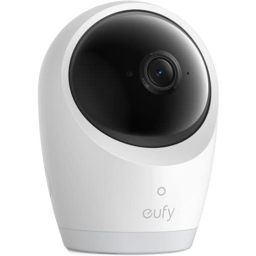 eufy Security Baby Monitor E21 Add-On Camera, 4K UHD Resolution, 330° Pan and 60° Tilt, 8× Zoom, Night Vision, 5000mAh Built-in Battery, ANR