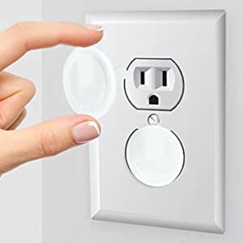 White Outlet Covers (36-Pack) Dielectric Plastic Plugs for Electrical Power Outlets by Skyla Homes - Best Baby Proofing Wall Socket Protector Child Proof Outlet Protector - Electrical Insulation