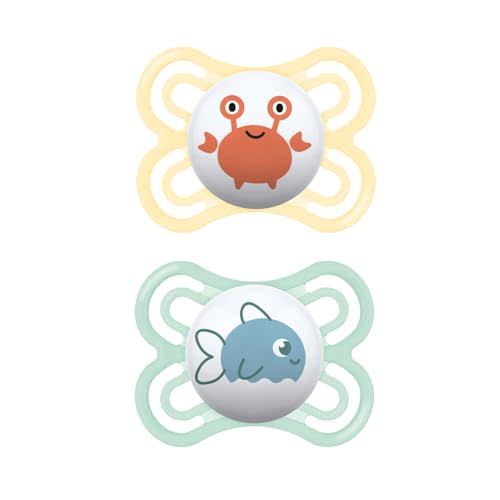 MAM Perfect Baby Pacifier, Patented Nipple, Developed with Pediatric Dentists & Orthodontists, Unisex